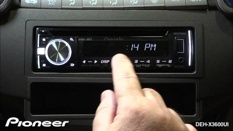 How to Change Time on Pioneer Car Stereo