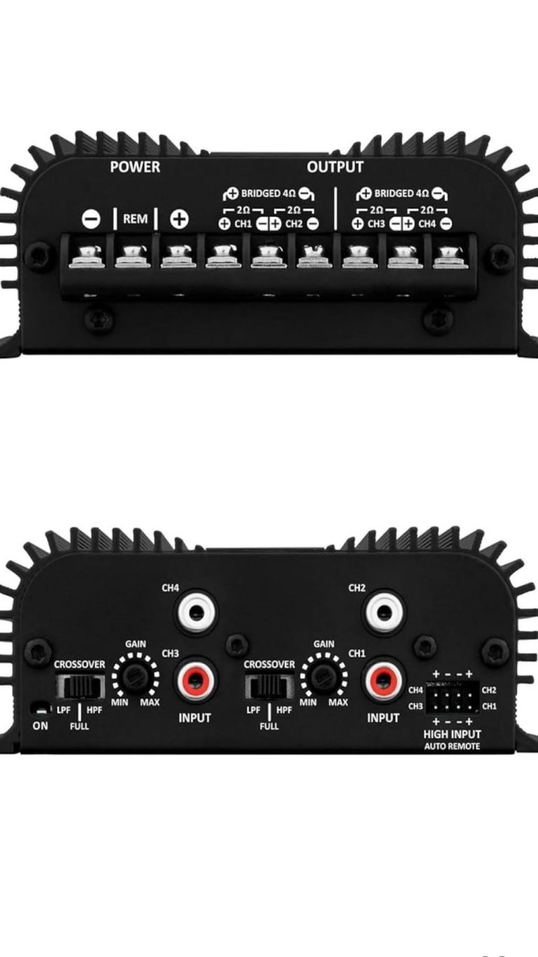 How to Tune a 4 Channel Car Amplifier