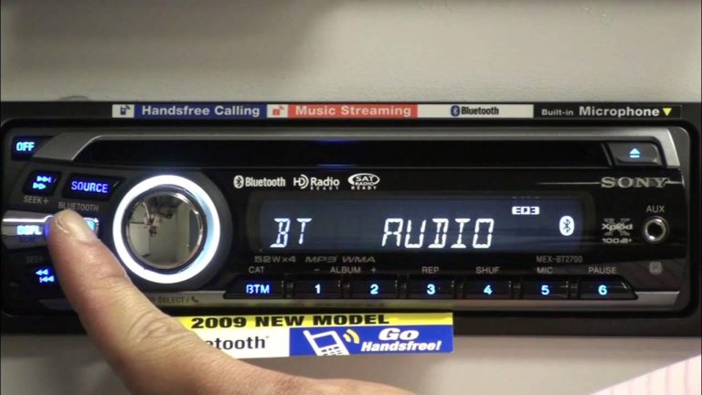 How to Turn on Bluetooth on Sony Car Stereo