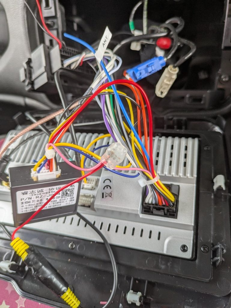 What is the Pink Back Wire on Car Stereo