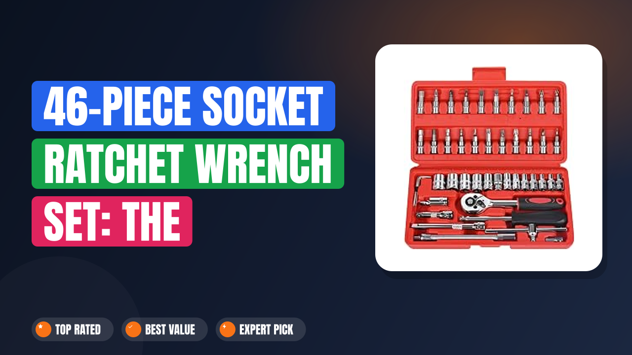 46-Piece Socket Ratchet Wrench Set: The Ultimate Kit