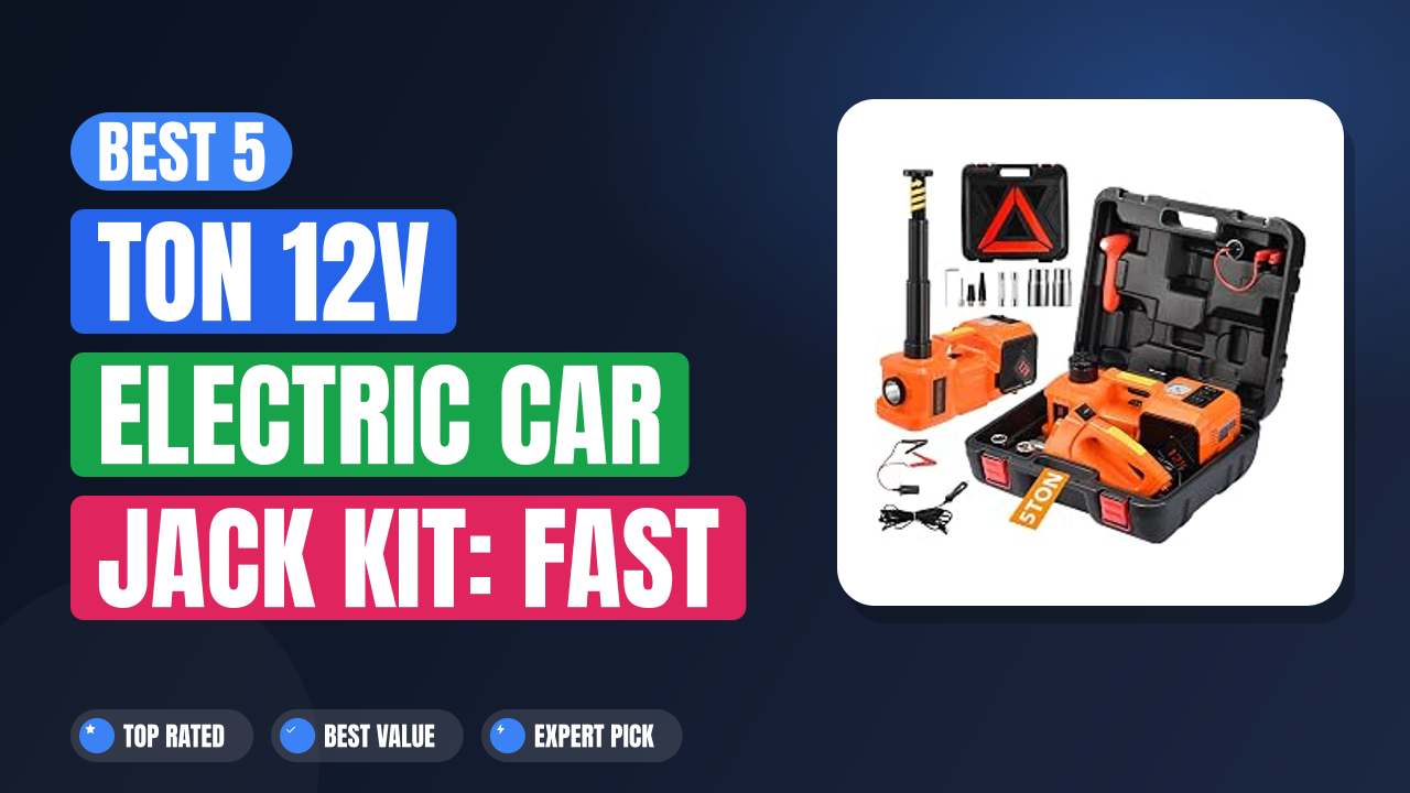 Best 5 Ton 12V Electric Car Jack Kit: Fast & Safe