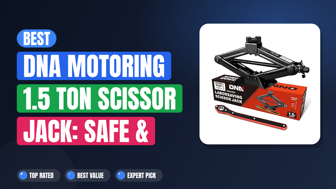 Best DNA Motoring 1.5 Ton Scissor Jack: Safe & Reliable Lift