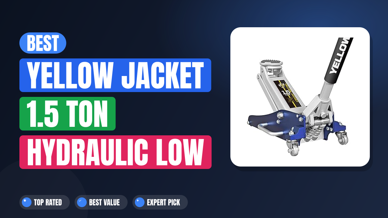 Best Yellow Jacket 1.5 Ton Hydraulic Low Profile Floor Jack