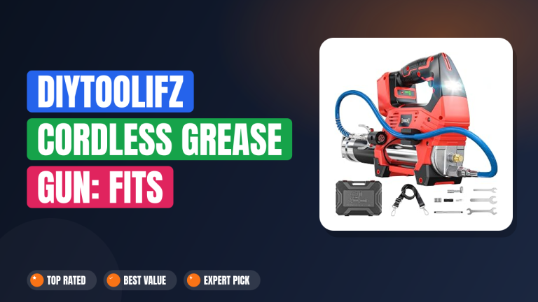 DIYtoolifz Cordless Grease Gun: Fits Milwaukee 18V