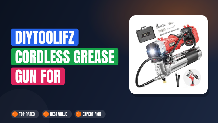 DIYtoolifz Cordless Grease Gun for Milwaukee 18V Batteries
