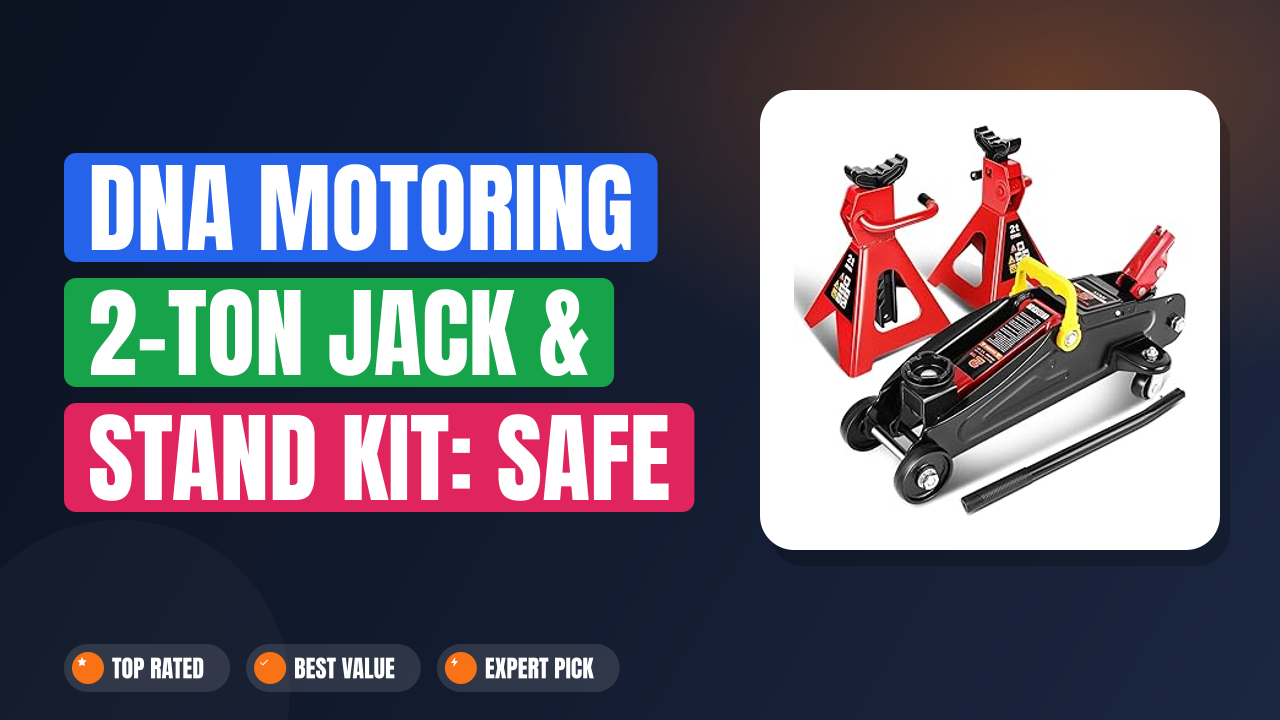 DNA Motoring 2-Ton Jack & Stand Kit: Safe Lifting Power