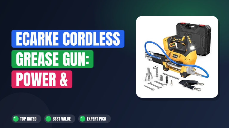 Ecarke Cordless Grease Gun: Power & Precision