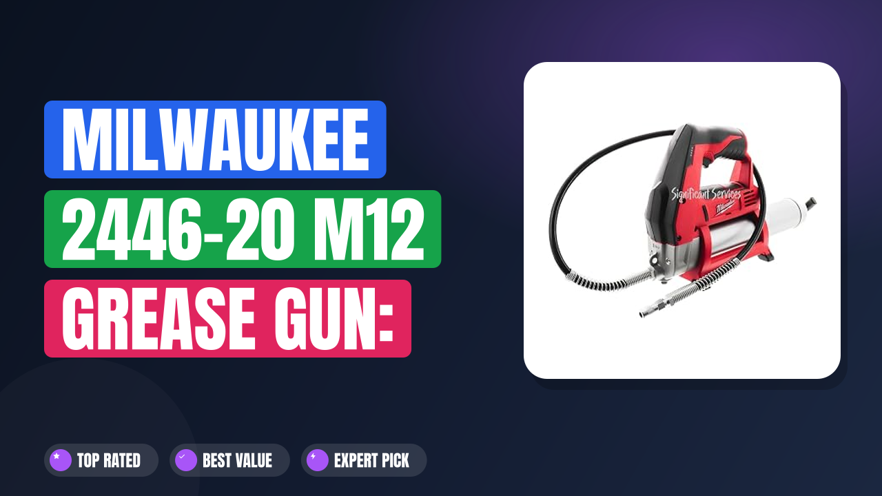 Milwaukee 2446-20 M12 Grease Gun: Best Bare Tool Deal