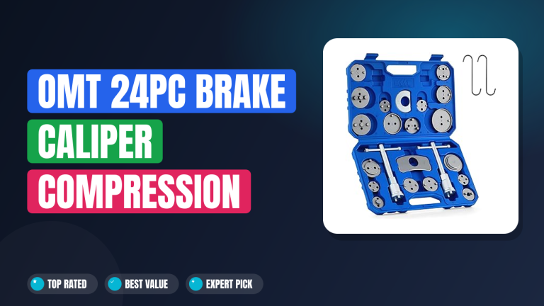 OMT 24pc Brake Caliper Compression Tool Kit with Adapters