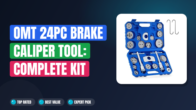 OMT 24pc Brake Caliper Tool: Complete Kit with Adapters