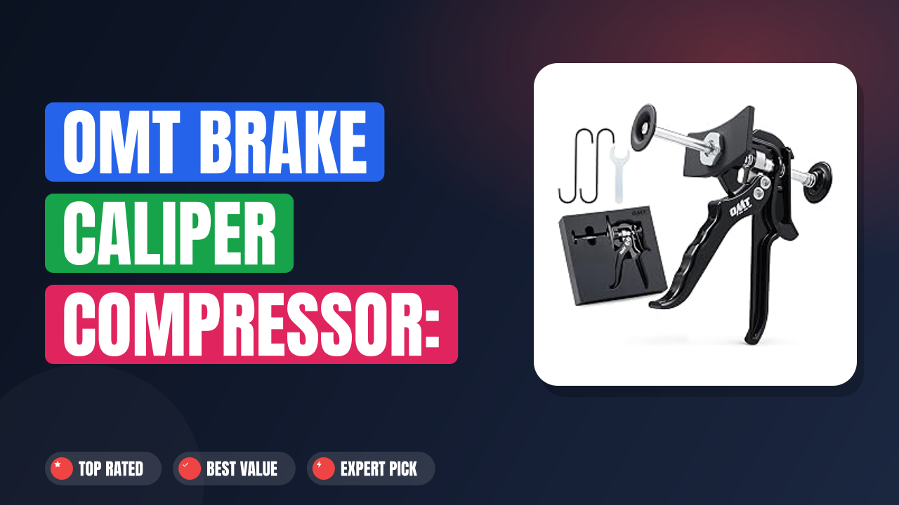 OMT Brake Caliper Compressor: Dual Tool for Easy Pad Changes