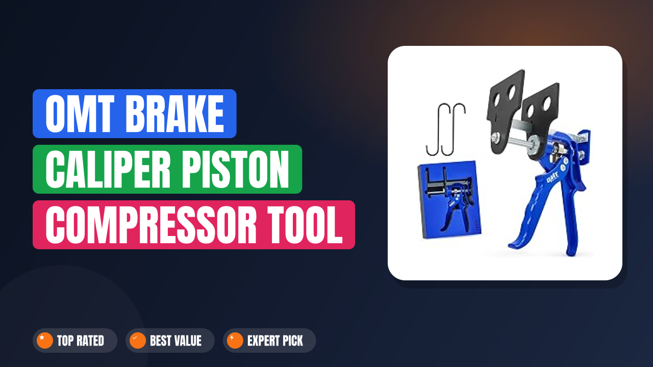 OMT Brake Caliper Piston Compressor Tool for Single & Dual