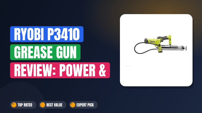 Ryobi P3410 Grease Gun Review: Power & Value