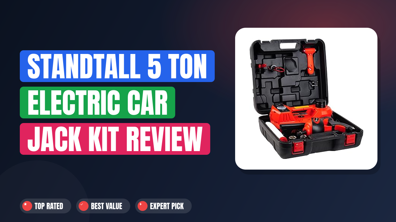 STANDTALL 5 Ton Electric Car Jack Kit Review