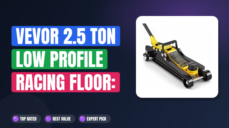 VEVOR 2.5 Ton Low Profile Racing Floor: Heavy-Duty Steel