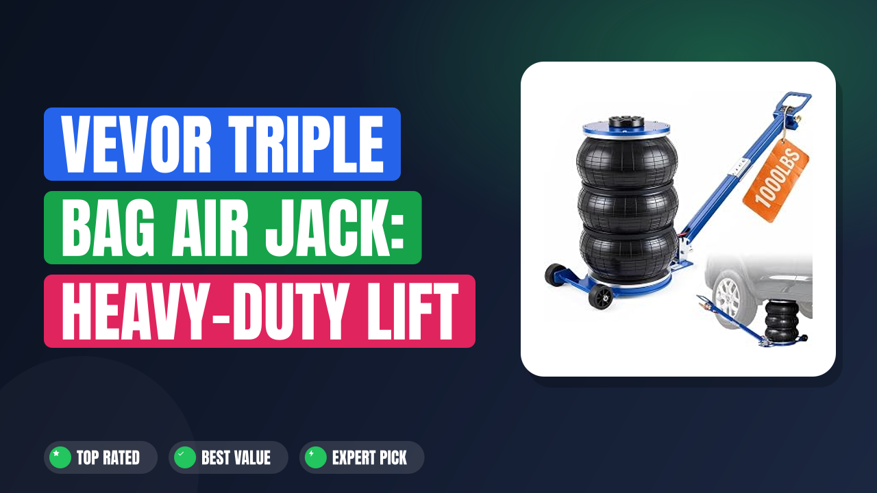 VEVOR Triple Bag Air Jack: Heavy-Duty Lift for Any Job
