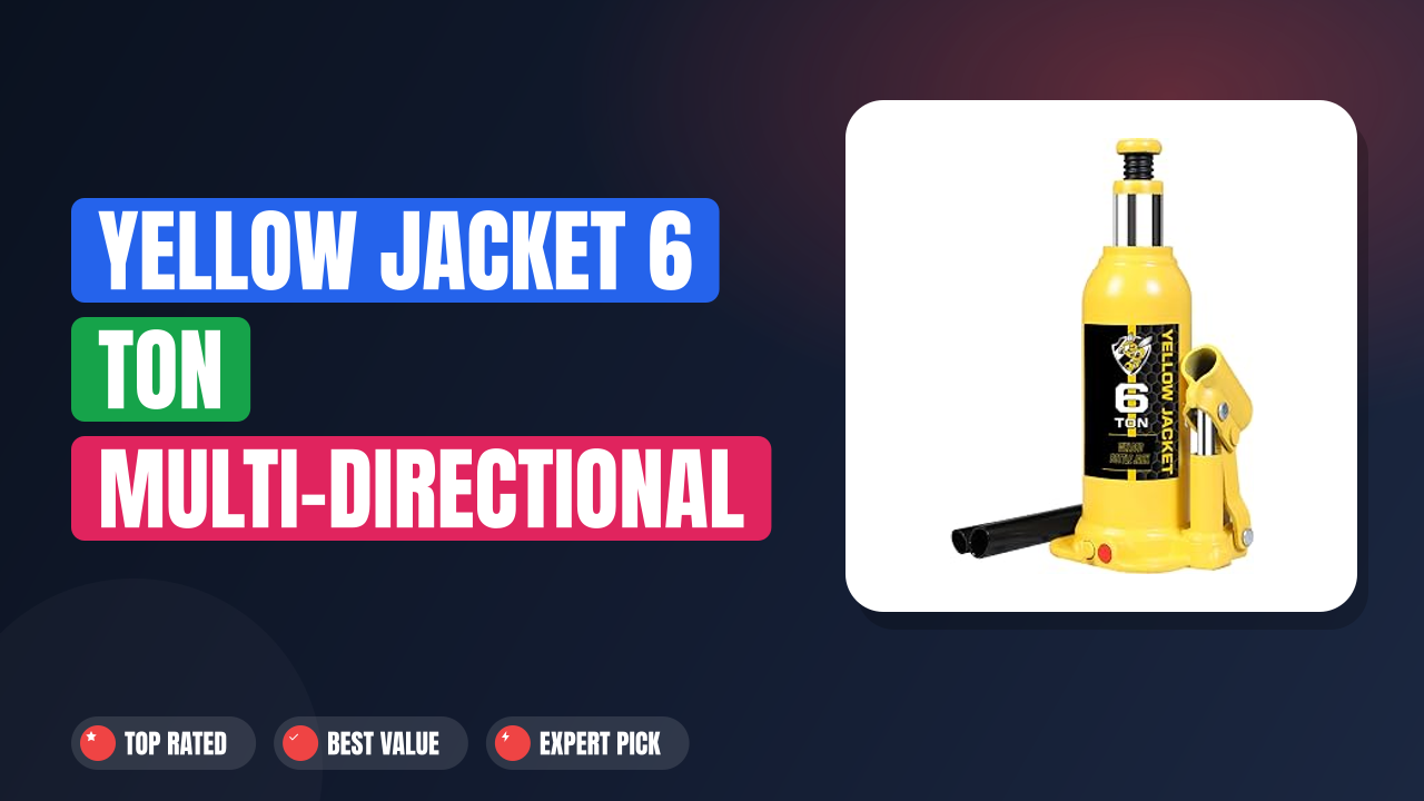 Yellow Jacket 6 Ton Multi-Directional Welded Bottle Jack